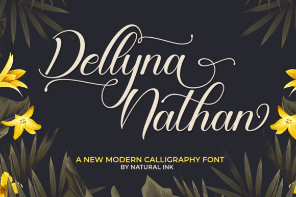 Dellyna Nathan Font Poster 1