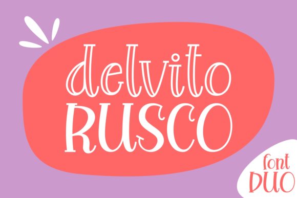 Delvito Rusco Font Poster 1