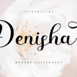 Denisha Font Poster 1