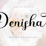 Denisha Font Poster 8
