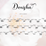Denisha Font Poster 10