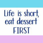 Dessert First Font Poster 4