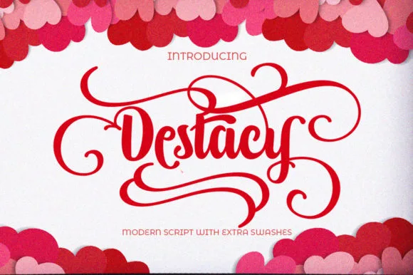 Destacy Font Destacy Font Poster 1