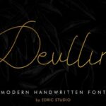 Devllin Font Poster 2