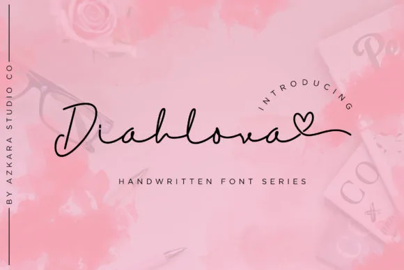 Diahlova Font Diahlova Font Poster 1