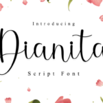 Dianita Font Poster 1