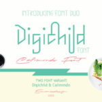 Digichild Duo Font Poster 1