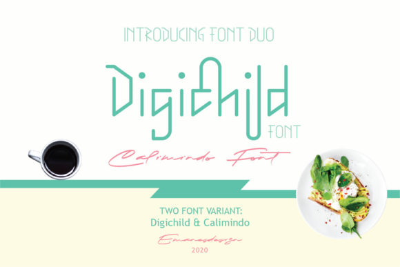Digichild Duo Font Poster 1