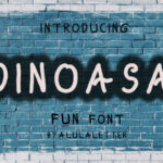 Dinoasa Font Poster 1