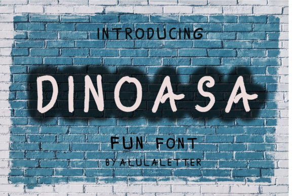 Dinoasa Font Poster 1