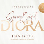 Diora Duo Font Poster 1