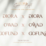 Diora Duo Font Poster 2