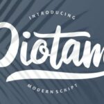 Diotam Font Poster 1