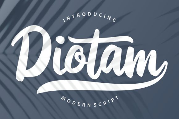 Diotam Font Poster 1