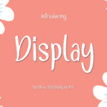 Display Font Poster 1