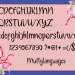 Display Font Poster 5