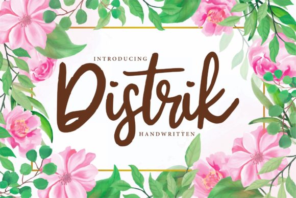 Distrik Font Poster 1