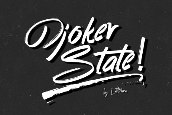 Djoker State Font Poster 1