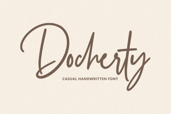 Docherty Font Poster 1