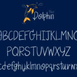 Dolphin Font Poster 3