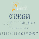 Dolphin Font Poster 4