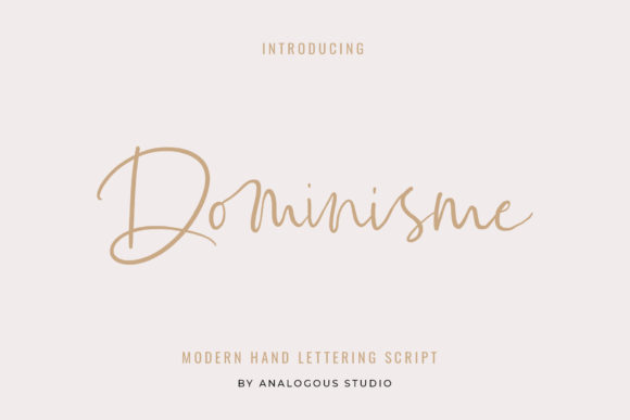 Dominisme Font Poster 1