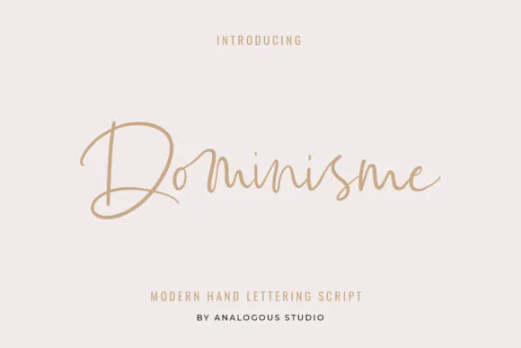 Dominisme Font Dominisme Font Poster 1