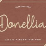 Donellia Font Poster 1