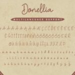Donellia Font Poster 8