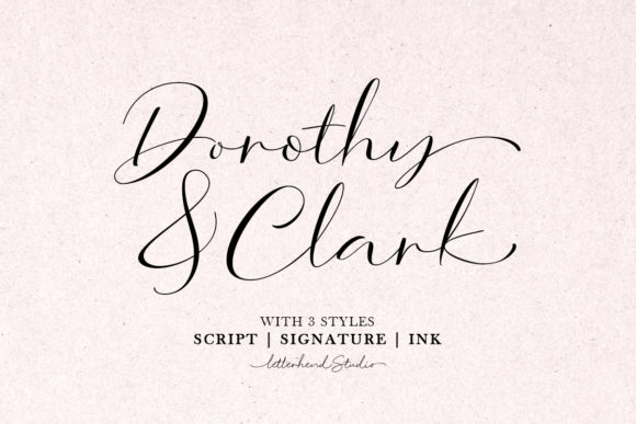Dorothy Clark Script Font Poster 1