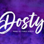 Dosty Font Poster 1