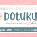 Dotuku Font Poster 1