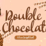 Double Chocolate Font Poster 1