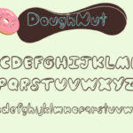 Doughnut Font Poster 3