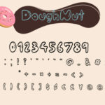 Doughnut Font Poster 4