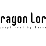 Dragon Lore Font Poster 1