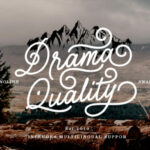 Drama Quality Font Poster 1