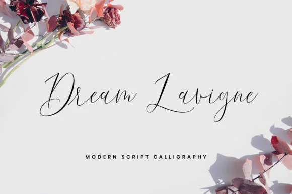 Dream Lavigne Font Dream Lavigne Font Poster 1