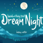 Dream Night Font Poster 1