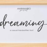 Dreaming Font Poster 1