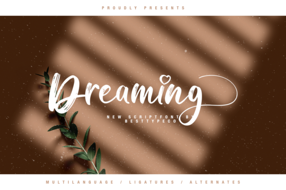 Dreaming Font Poster 1