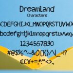Dreamland Font Poster 4