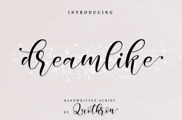 Dreamlike Script Font