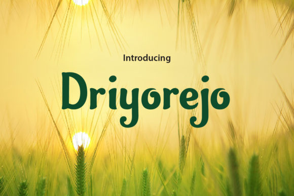 Driyorejo Font