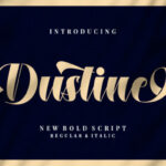 Dustine Font Poster 1