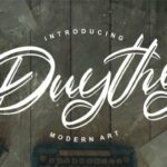 Duythy Font Poster 1