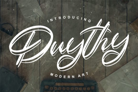 Duythy Font Poster 1