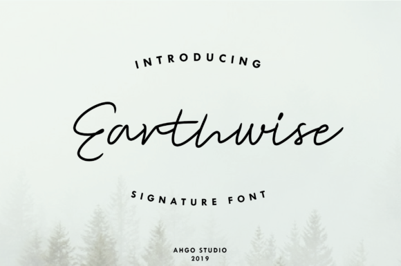 Earthwise Font Poster 1