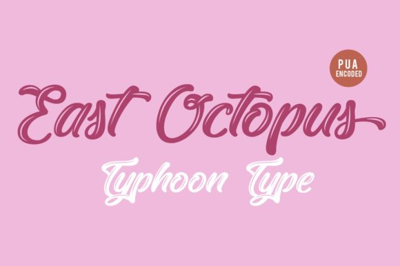 East Octopus Font Poster 1