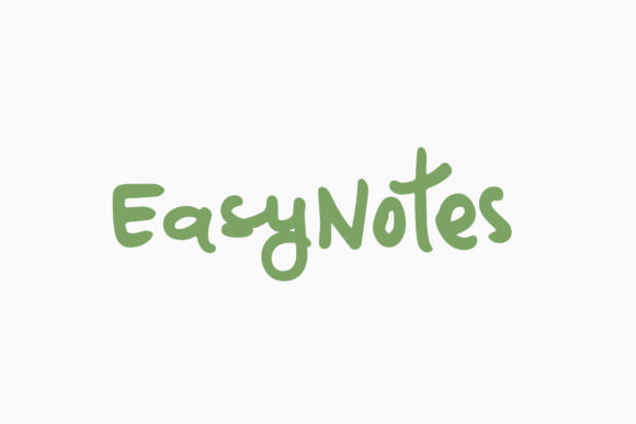 EasyNotes Font Poster 1